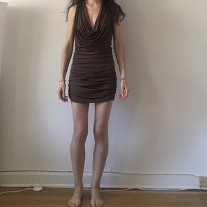 ‼️ SOLD ✅ Twenty One Shiny Flowy Mini Dress